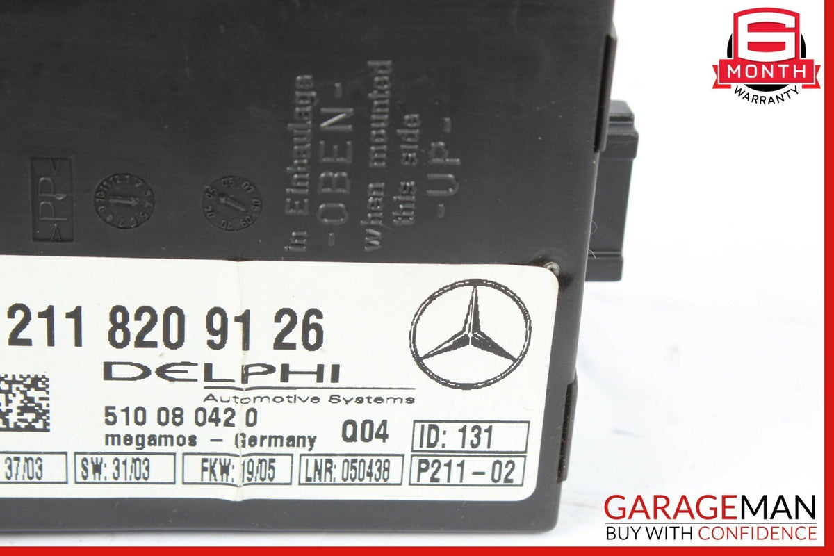 Mercedes R171 SLK280 SL500 S430 Anti Theft Alarm Module 2118209126 OEM