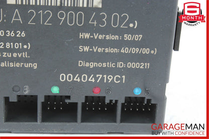 08-14 Mercedes W204 C250 C300 Front Right Passenger Side Door Controller Module