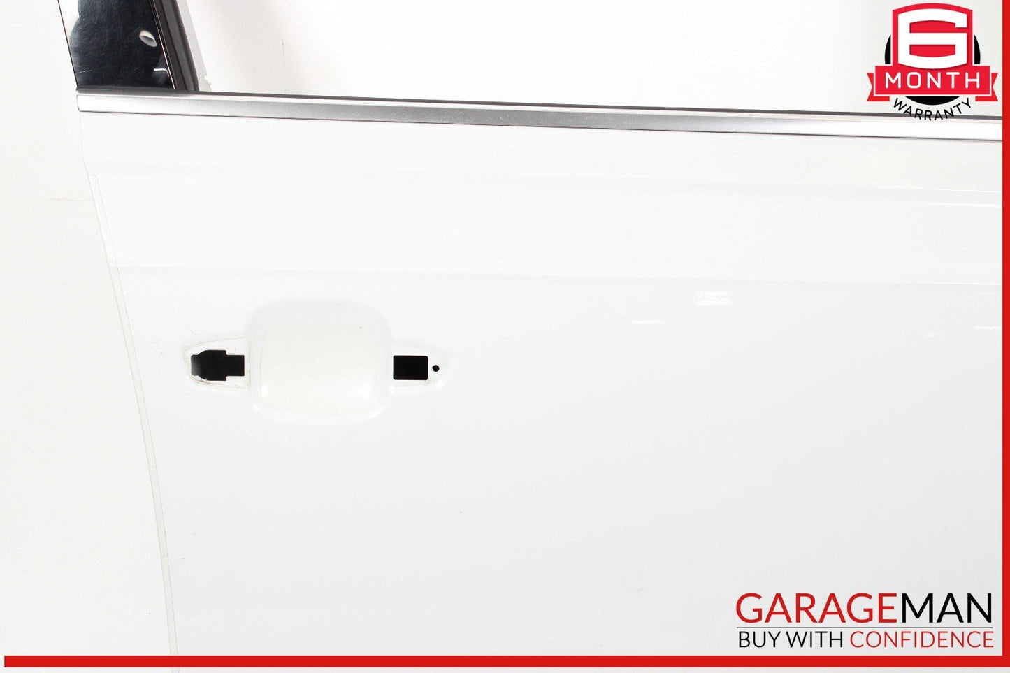 17-19 Audi Q7 Front Right Passenger Side Door Shell White OEM