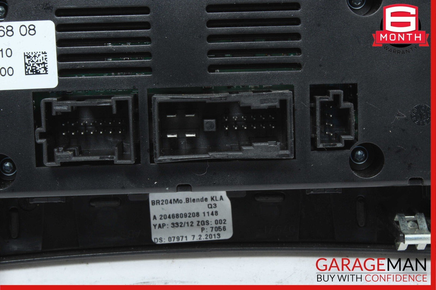 12-14 Mercedes W204 C300 AC A/C Climate Temperature Heater Switch Control Panel