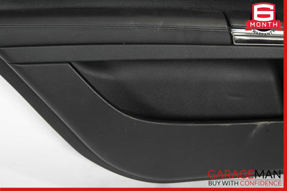 08-09 Mercedes W221 S63 AMG Rear Left Driver Side Door Panel Black OEM