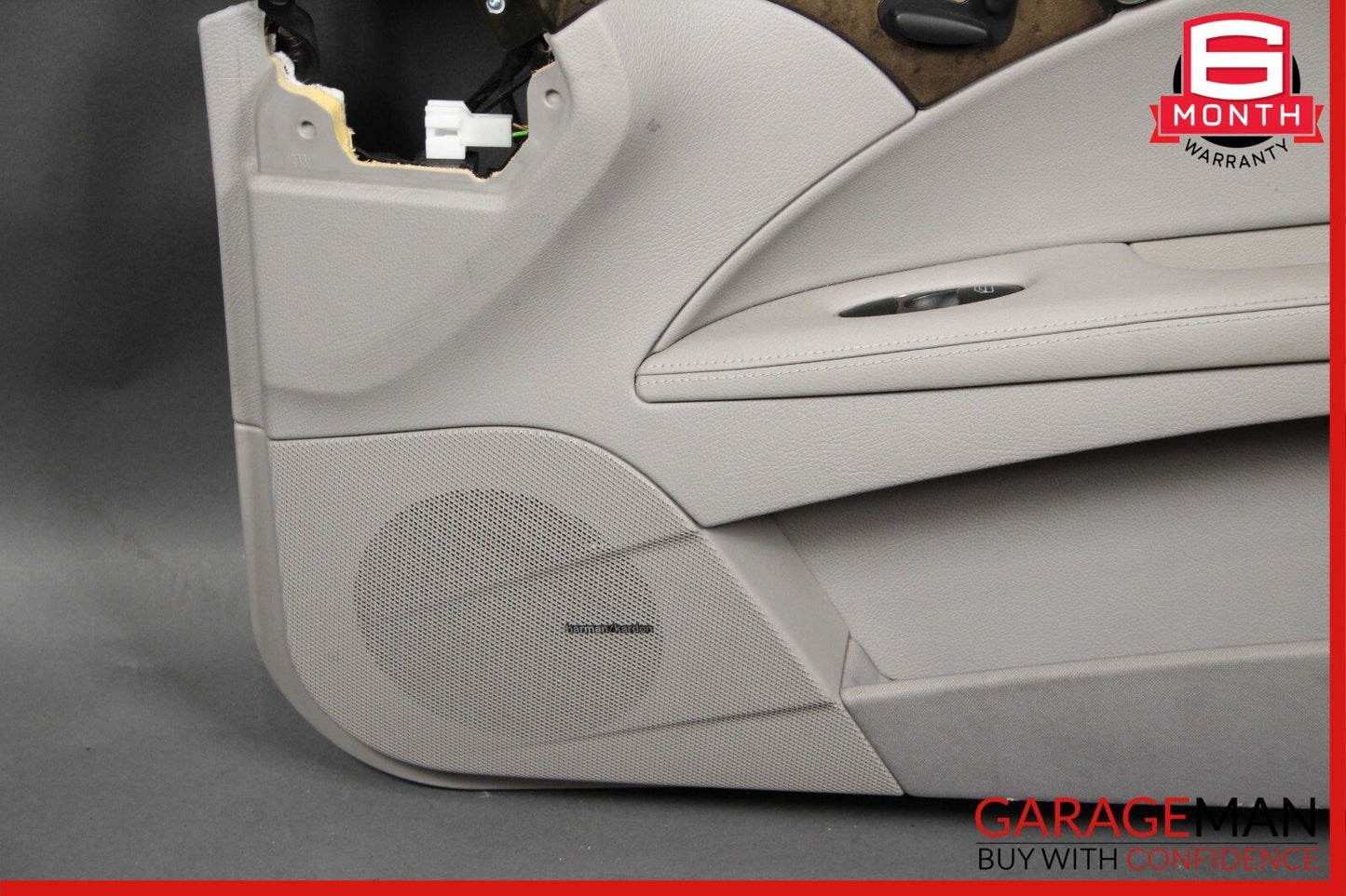 07-09 Mercedes W211 E350 Front Right Interior Door Panel Cover Assembly Gray