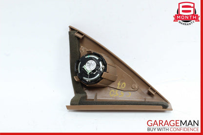 07-13 Mercedes W221 S350 S550 Front Left Side Door Tweeter Speaker Cover Brown