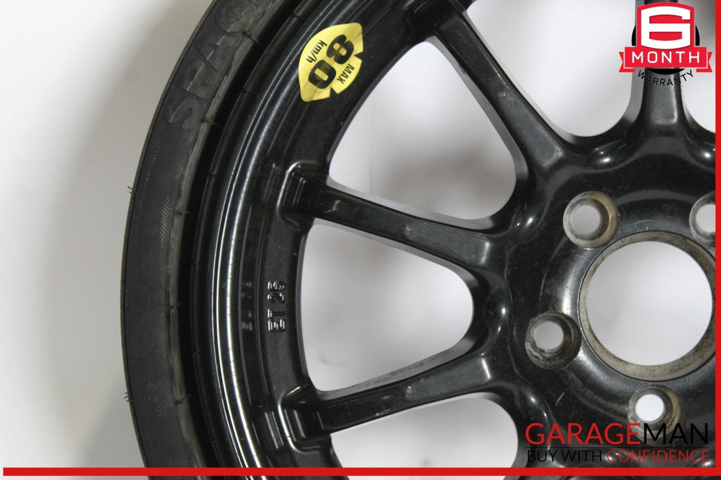03-12 Mercedes R230 SL500 SL63 AMG Emergency Spare Tire Wheel Donut Rim 17" R17