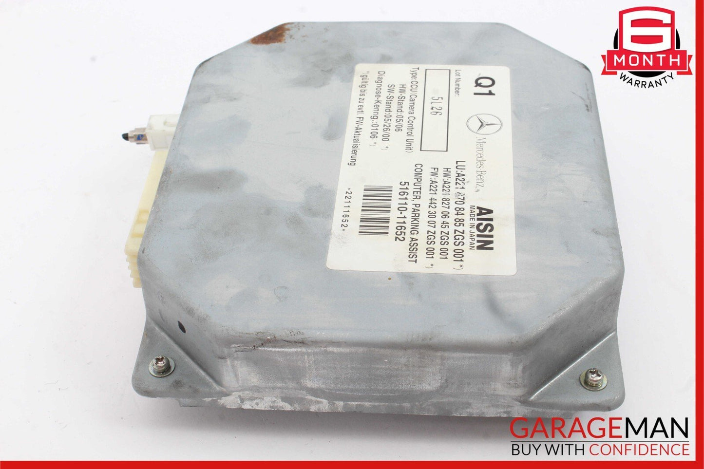 07-14 Mercedes W221 S550 CL550 Rear View Backup Camera Control Module Unit OEM