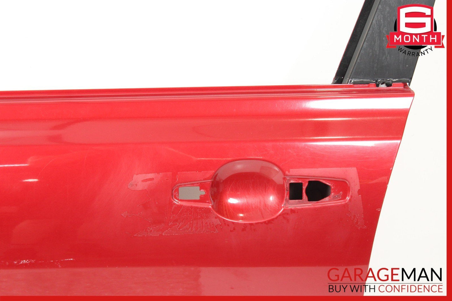 16-23 Jaguar XF Front Left Driver Side Door Shell Panel Red OEM