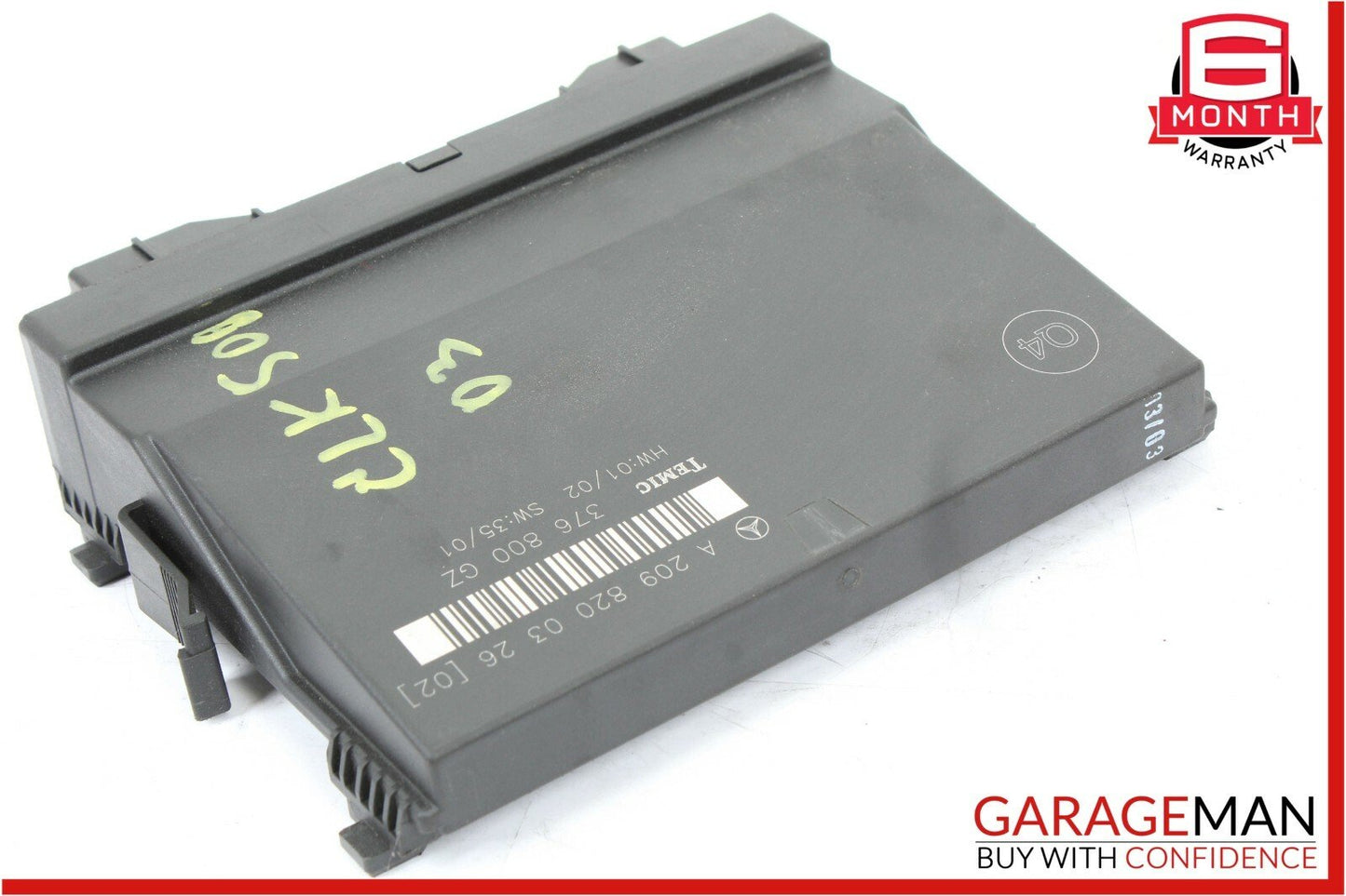 03-09 Mercedes W209 CLK500 CLK55 Rear Temic Control Module 2098200326 OEM