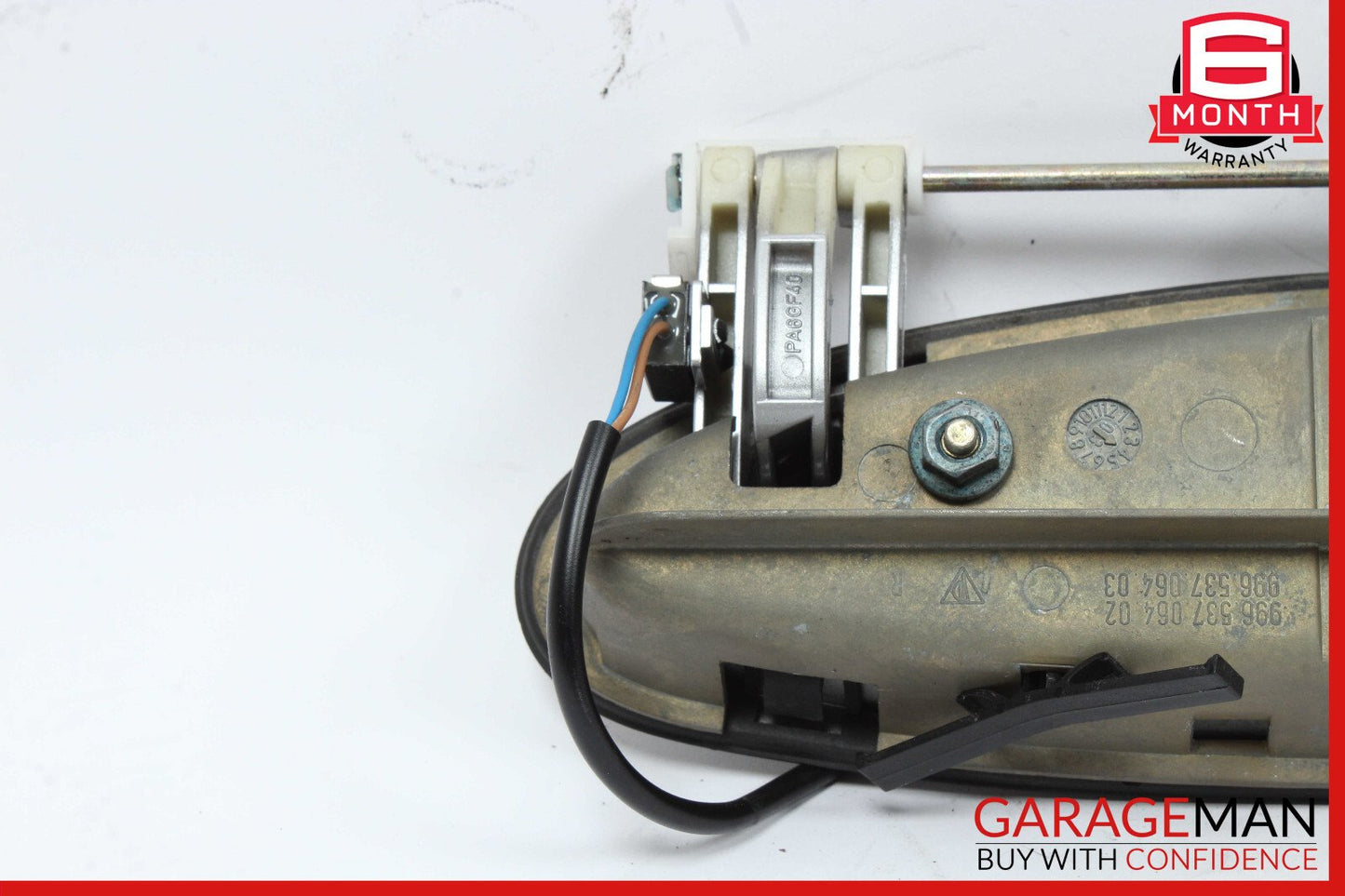 97-04 Porsche Boxster 986 Front Right Side Exterior Door Handle Assy Black OEM