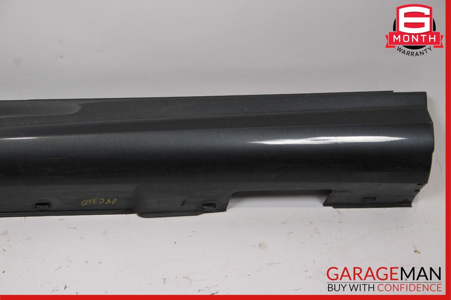 08-14 Mercedes W204 C250 AMG Sport Left Side Skirt Rocker Moulding Panel Gray