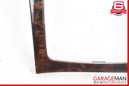 08-15 Mercedes W204 C250 C300 C350 Center Console Shift Shifter Bezel Trim Wood