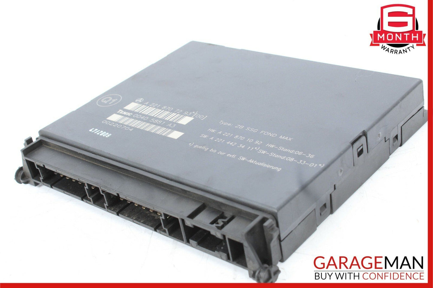 07-13 Mercedes W221 S550 S63 AMG Rear Seat Control Controller Module Unit OEM