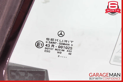 03-12 Mercedes R230 SL500 SL55 AMG Rear Left Side Quarter Window Glass Clear OEM
