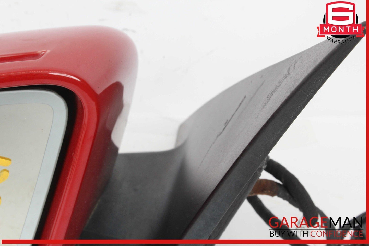 12-15 Mercedes W204 C250 C350 Front Left Side Mirror Rear View Door Red OEM