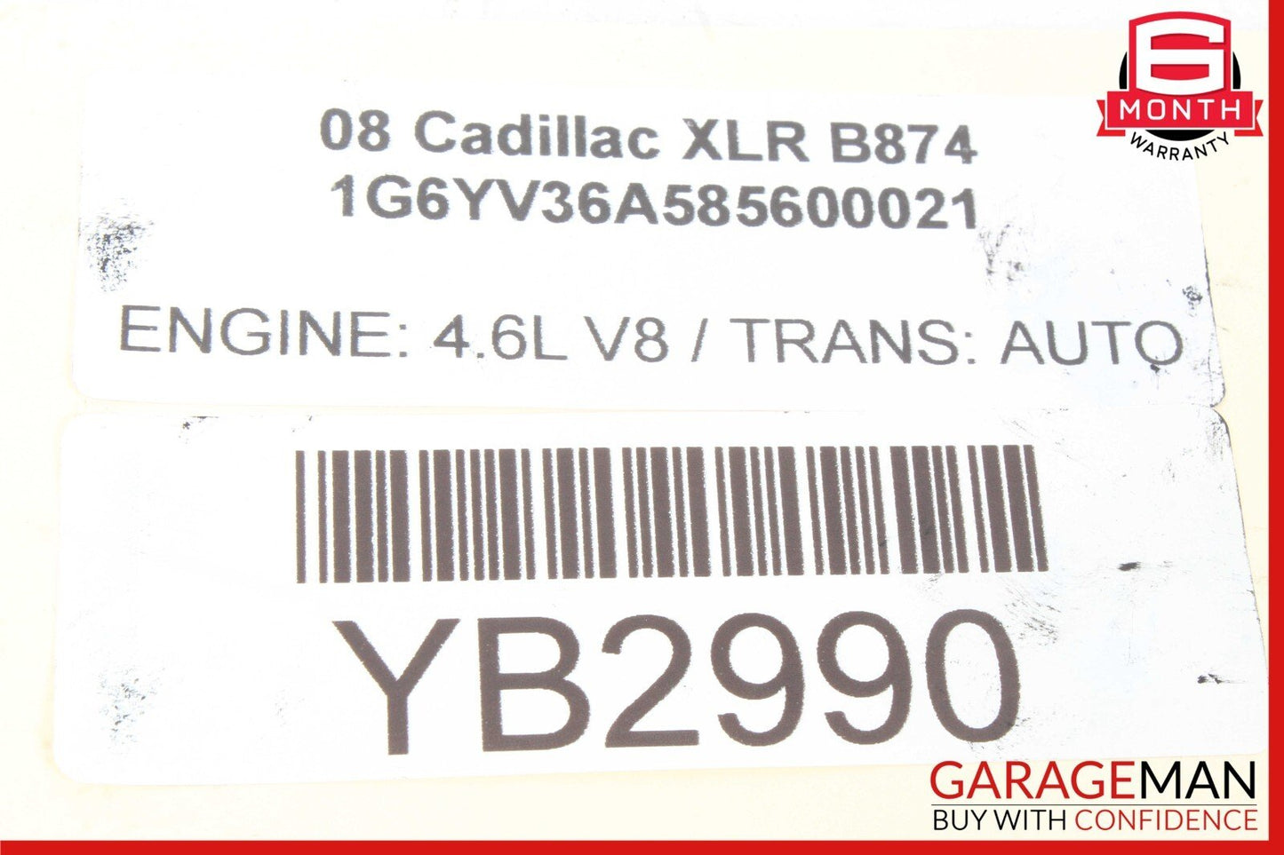 04-09 Cadillac XLR Parktronic Park Assist Control Module 10348799 OEM