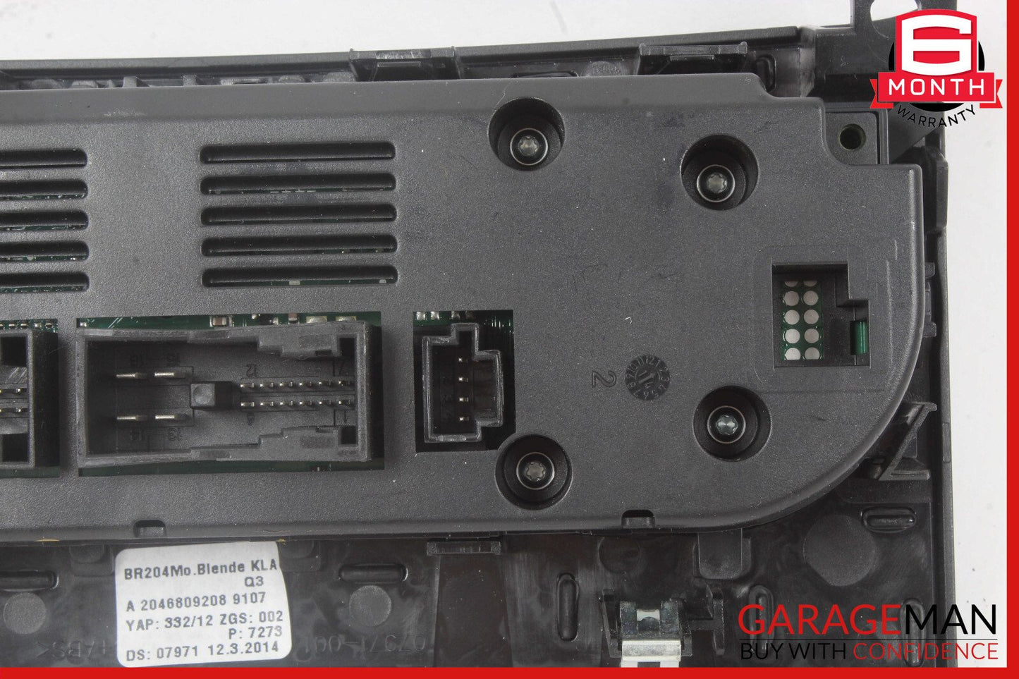 12-14 Mercedes W218 CLS500 C250 AC A/C Climate Heater Switch Control Panel OEM