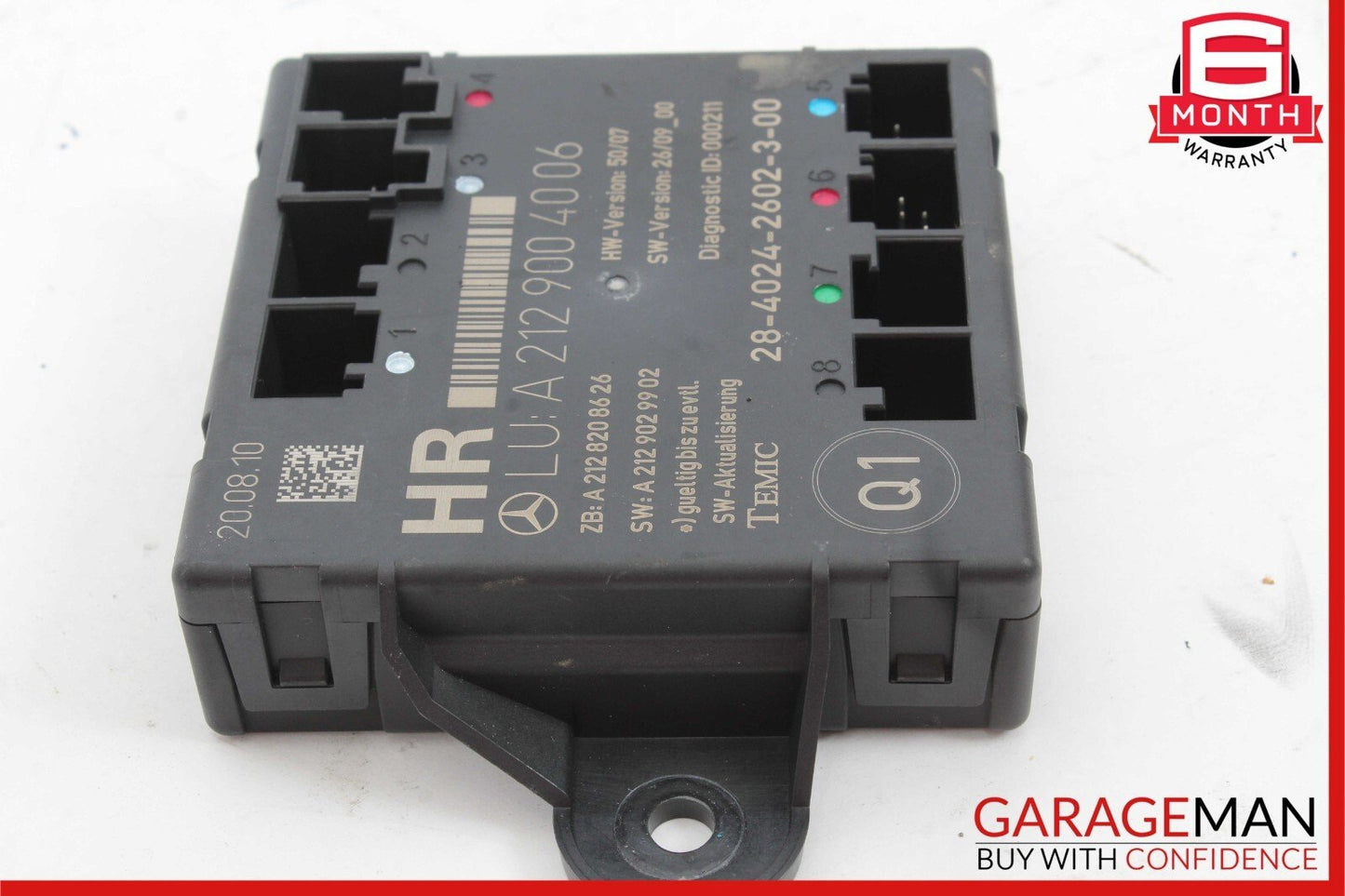 08-18 Mercede W204 C250 C300 GLK350 Rear Right Side Door Control Module OEM