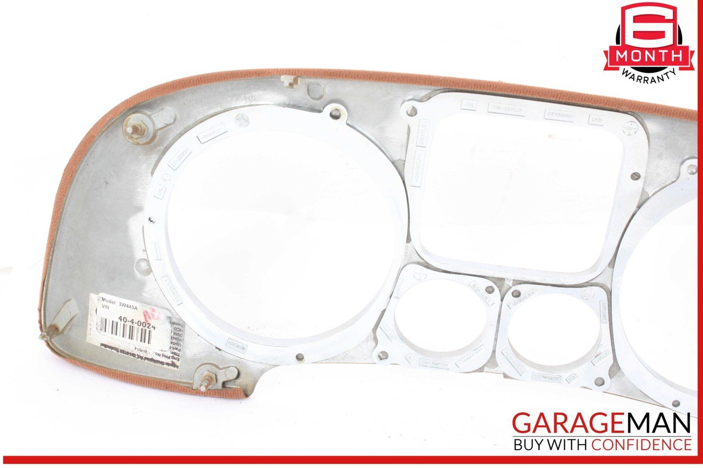 03-12 Bentley Continental GTC Dash Speedometer Trim Bezel w/ AC A/C Air Vent OEM