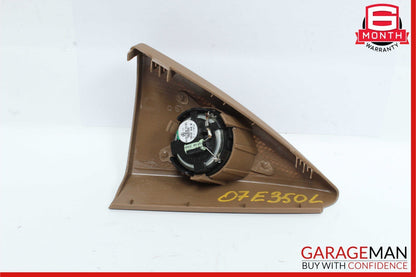 03-09 Mercedes W211 E500 E350 E63 Front Left Side Tweeter Speaker Cover Brown