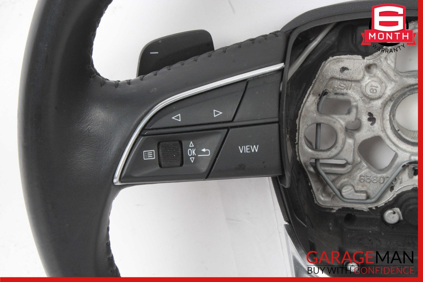 19-24 AUDI Q3 STEERING WHEEL BLACK LEATHER OEM 83A419091F