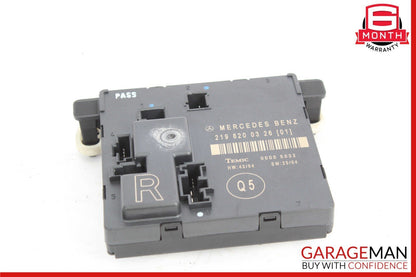 06-11 Mercedes W219 CLS63 AMG CLS550 CLS350 Rear Right Side Door Control Module