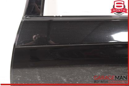 10-16 Mercedes W212 E350 E63 AMG Sedan Rear Left Side Door Shell Black OEM