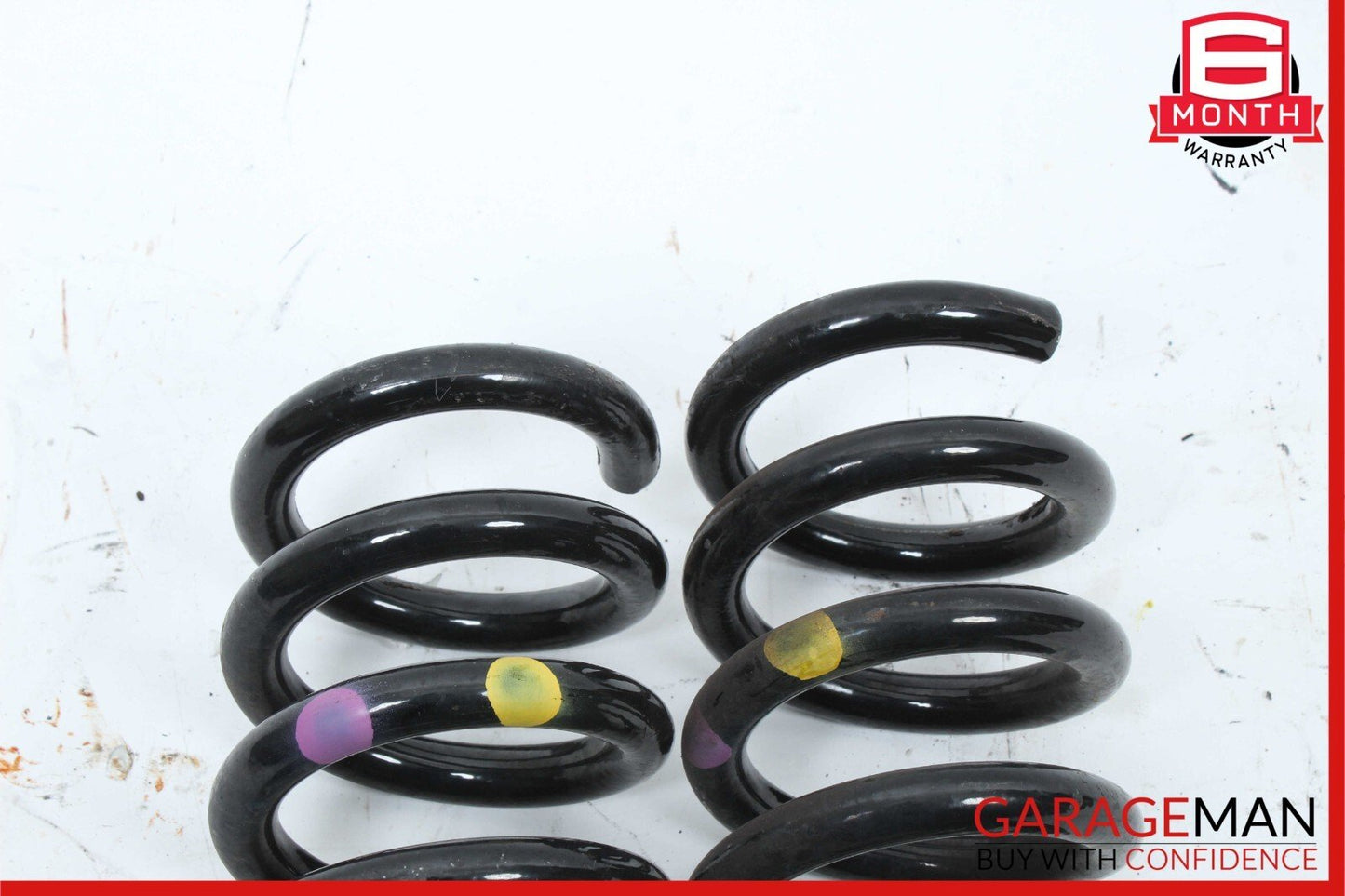 08-15 Mercedes W204 C250 Rear Left & Right Shock Absorber Coil Spring Set OEM