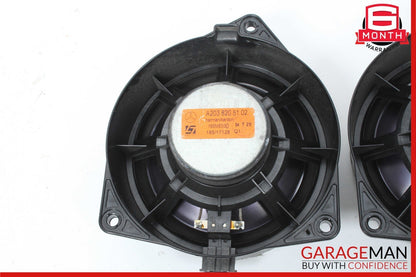 03-09 Mercedes W209 CLK320 Front Right & Left Door Audio Sound Speaker Set of 2