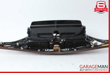 07-09 Mercedes W221 S550 4MATIC Hybrid Center Dashboard Dash Trim Molding Wood