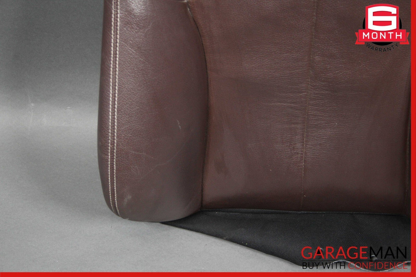 03-09 Mercedes W209 CLK320 Front Left Driver Top Upper Seat Cushion Brown