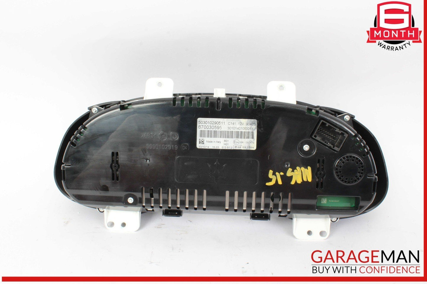 14-17 Maserati Quattroporte S Instrument Cluster Speedometer 670030595 OEM