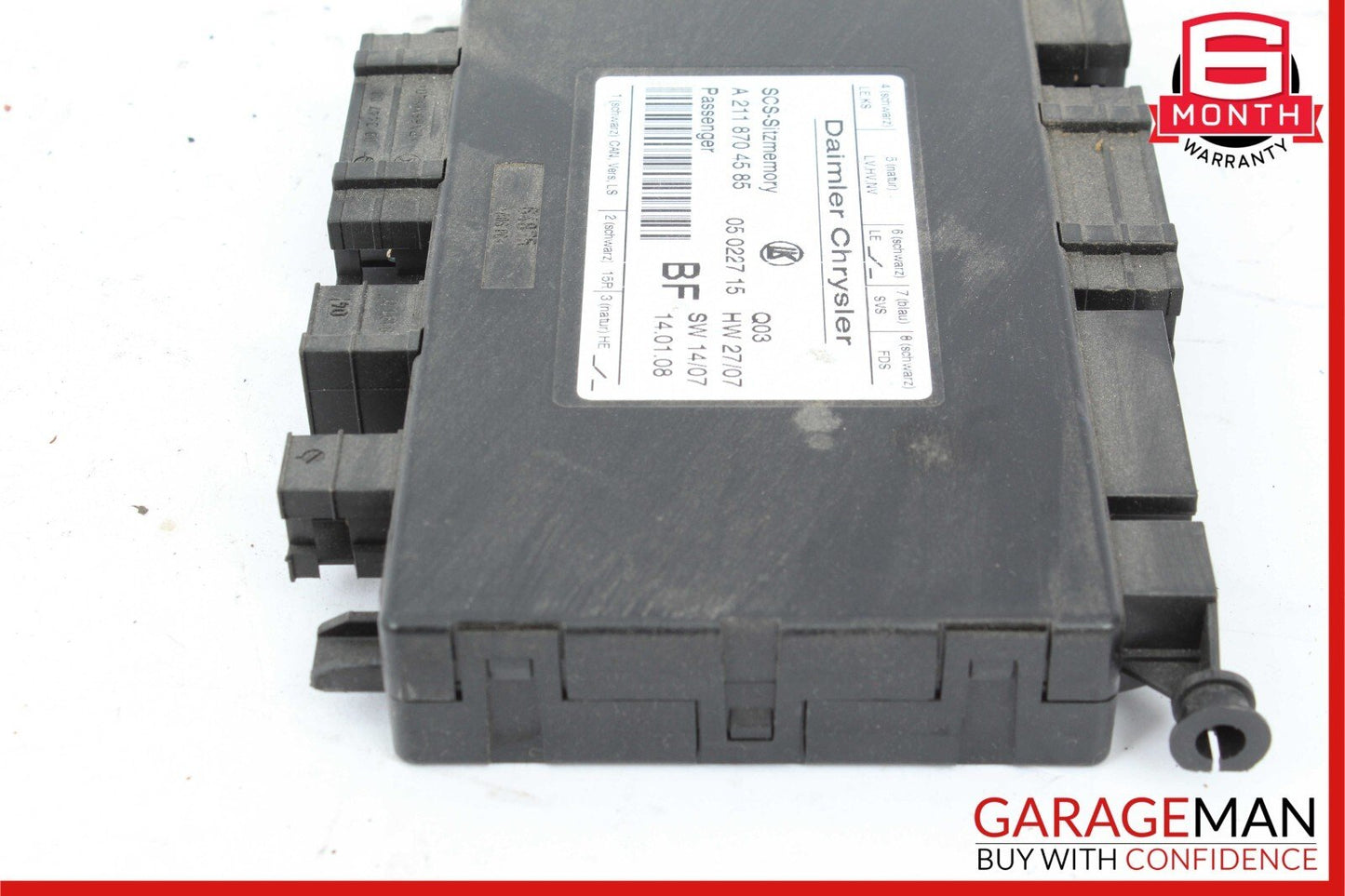 03-12 Mercedes X164 GL450 GL550 Front Right Seat Control Module 2118704585 OEM