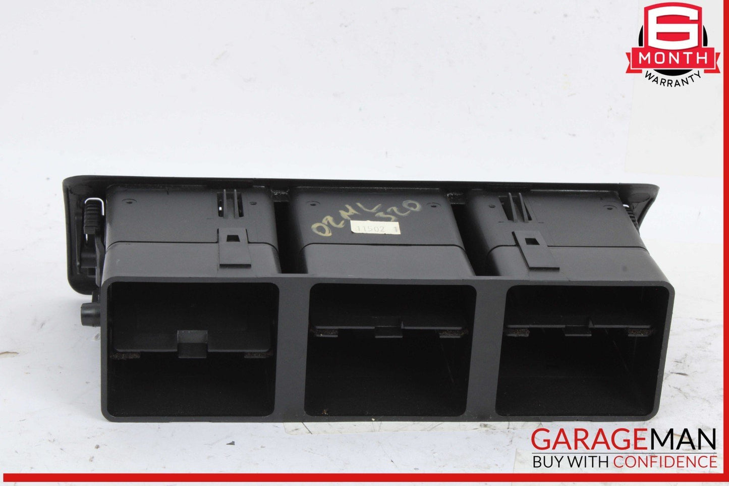98-05 Mercedes W163 ML320 ML430 Dashboard Center A/C AC Air Vent Trim Black OEM