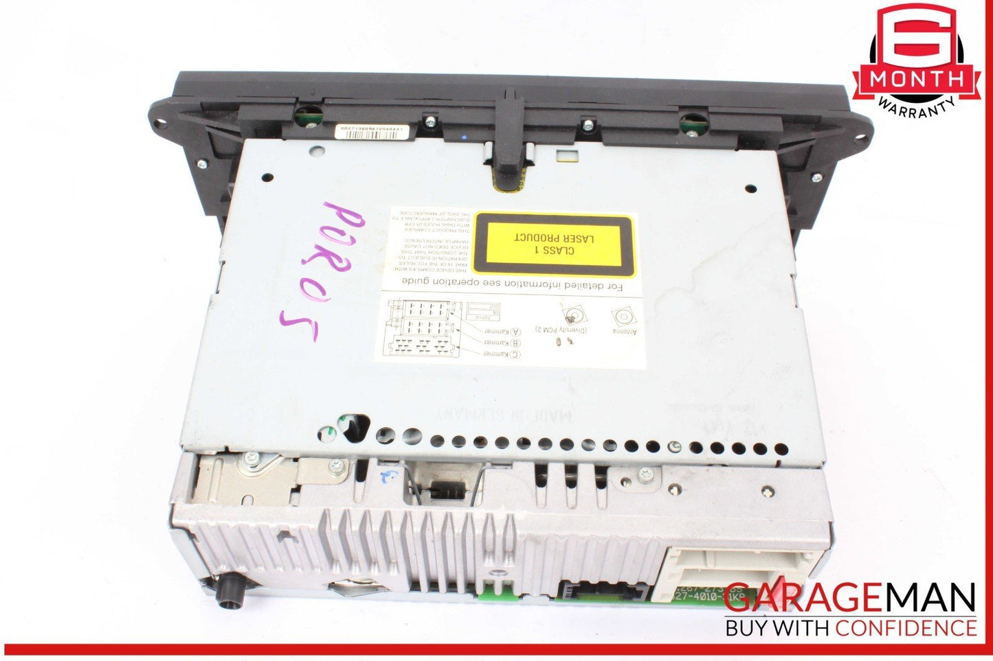 03-10 Porsche Cayenne 955 957 Harman Becker Head Unit Radio CD Player 7L5035186D