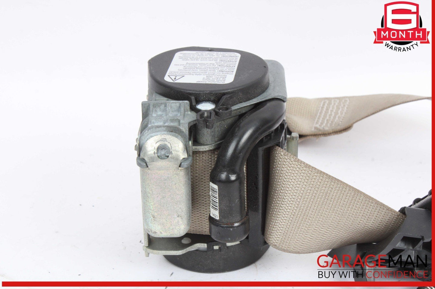 10-13 Mercedes W207 E350 E550 Coupe Rear Right Side Seatbelt Seat Belt Beige