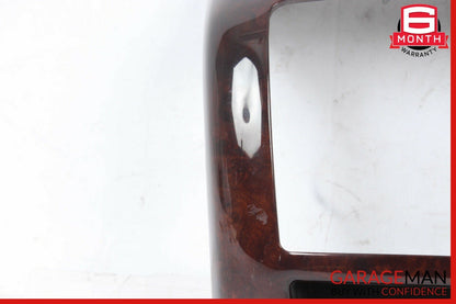 07-13 Mercedes W221 S400 S63 AMG Center Console Rear AC Control Trim Bezel Wood