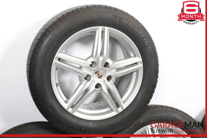 11-18 Porsche Cayenne 958 8.5x19 19" Complete Wheel Tire Rim Set of 4 Pc OEM