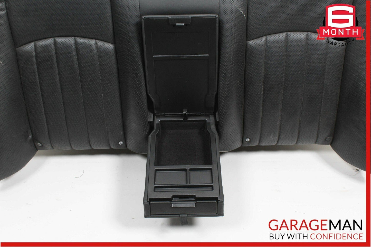 06-11 Mercedes W219 CLS500 Rear Top Upper Seat Cushion Cover Assembly Black