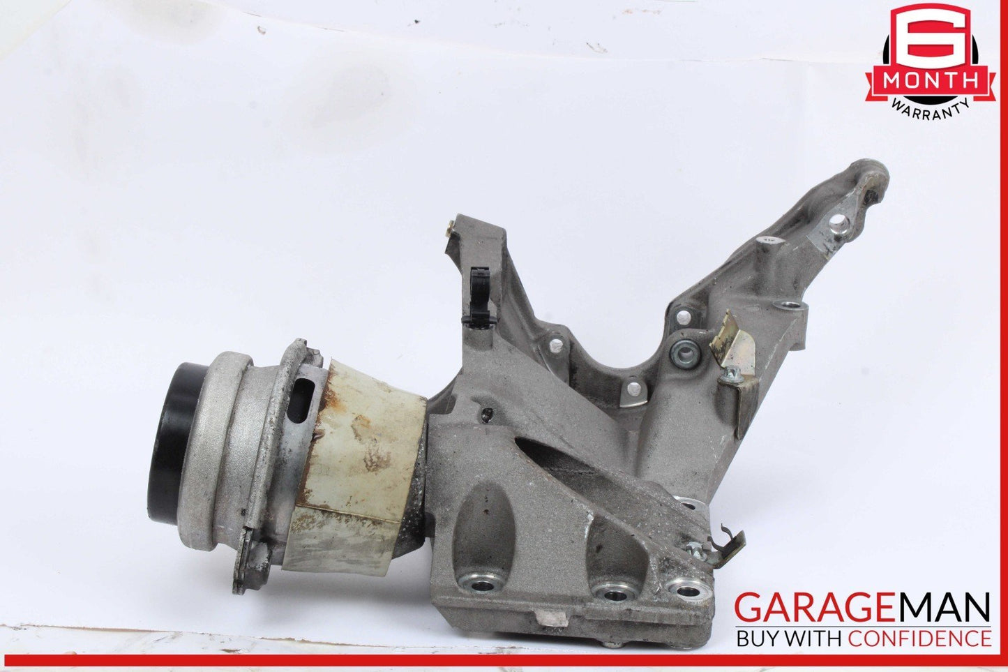 03-06 Porsche Cayenne S 955 Engine Left Side Mount Bracket w/ Motor