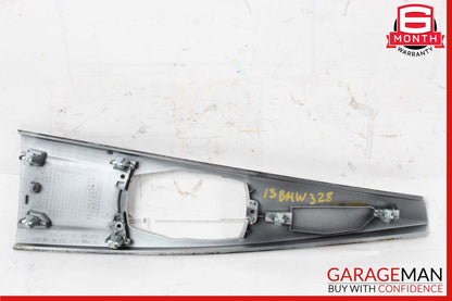 12-18 BMW F30 320i 328i 330i Center Console Cover Trim Bezel Panel Silver OEM