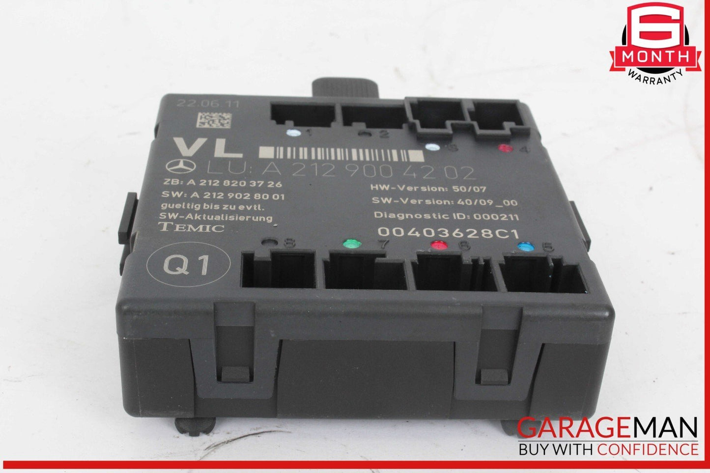 08-18 Mercedes W212 E350 E550 E400 Front Left Side Door Control Module Unit OEM