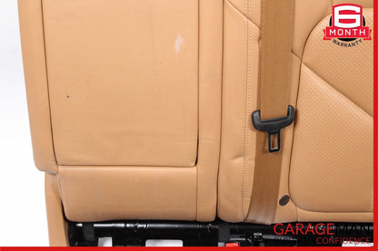 11-17 Porsche Cayenne 958 Rear Left Side Top Upper Seat Cushion Assembly Brown