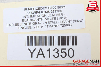 15-20 Mercedes W205 C350e GLC43 AMG Front Dashboard Inlet Air AC A/C Vent Grille
