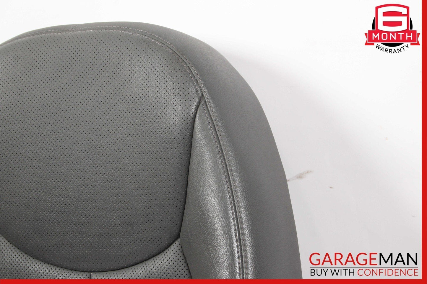 03-06 Mercedes R230 SL500 Front Right Side Upper Top Seat Cushion Cover Gray