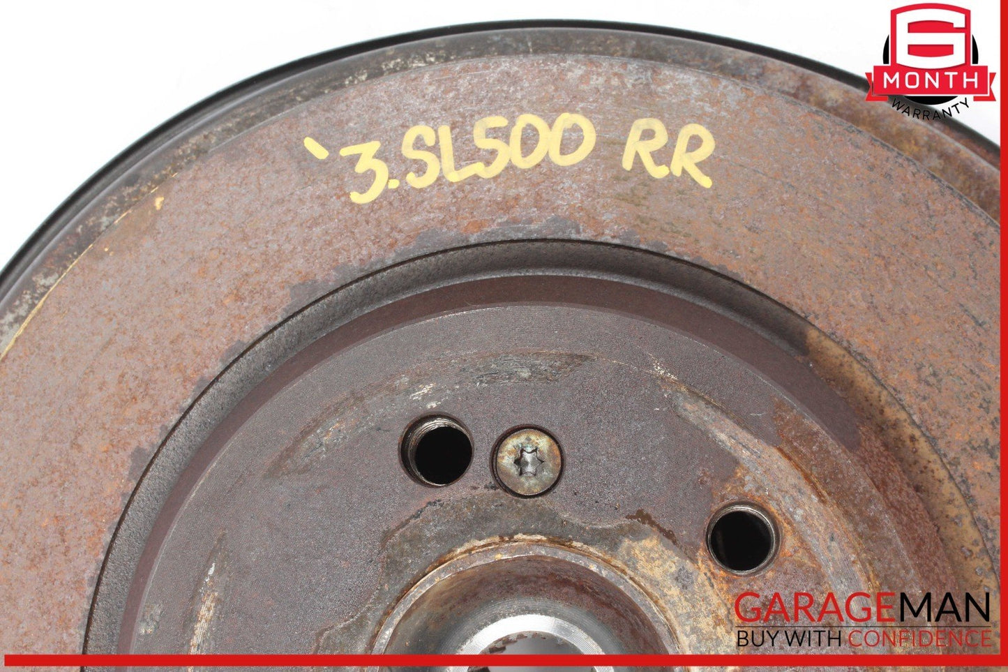 03-12 Mercedes R230 SL500 Rear Right Side Spindle Knuckle w/ Rotor Disc OEM