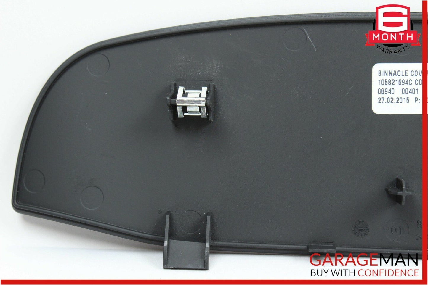 14-17 Maserati Ghibli Dash Speedometer Cover Trim Black OEM