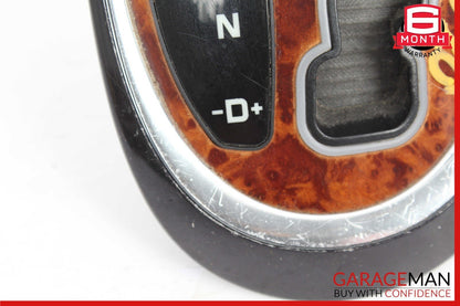 00-06 Mercedes W220 S500 Floor Gear Shifter Bezel Trim Indicator Bezel Wood OEM
