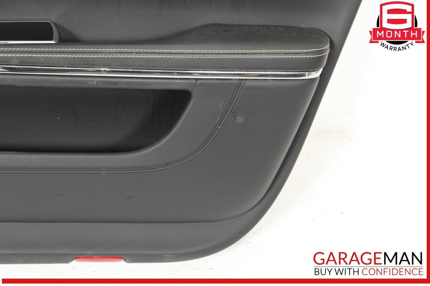 10-19 Jaguar XJ Front Right Passenger Side Door Panel Cover Black OEM