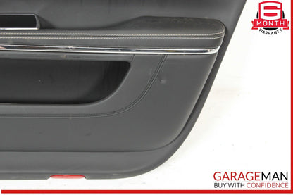 10-19 Jaguar XJ Front Right Passenger Side Door Panel Cover Black OEM