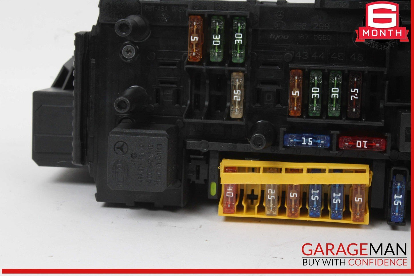 10-11 Mercedes W212 E350 E300 Rear Fuse Relay Junction Box SAM Module OEM