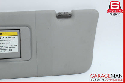 06-12 Mercedes GL450 GL550 ML450 Front Left Sun Visor Sunvisor Shade Grey